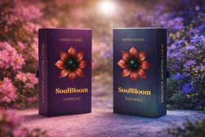 The Full Bloom Bundle is designed for those who want the complete SoulBloom experience.This set includes:• 1 box of Harmony• 1 box of Radiance• Exclusive guided meditation audio• Free U.S. shippingRadiance is crafted for social energy, presence, and elevated connection.Harmony is designed to support calm, intimacy, and emotional grounding.Together, they create a rhythm: activation and softness. Expansion and closeness.As part of this set, you'll receive access to a private guided audio ritual created exclusively for our community. A space to slow down, connect, and experience the blends with intention.Clear connection.No distractions.Just presence.Crafted with care. Designed for connection.